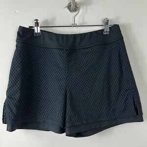 Inphorm Black Mesh Lined Athletic Tennis Shorts Small